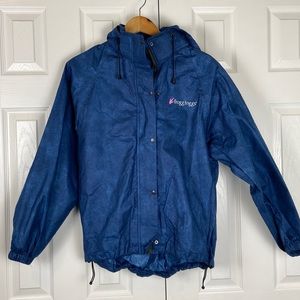 Frogg Toggs hooded water proof rain jacket, women’s S/M